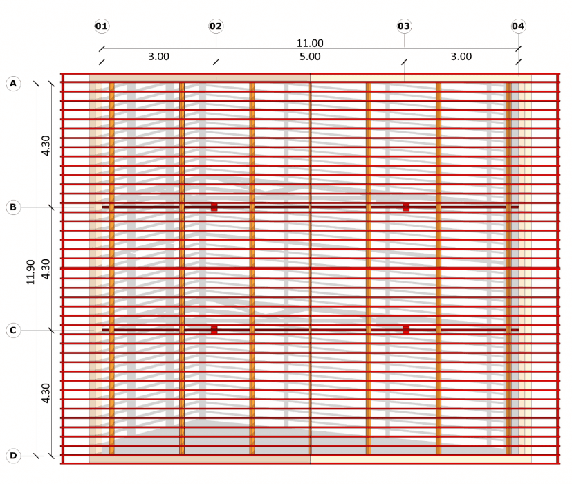 Estudio pericial de una cubierta de madera