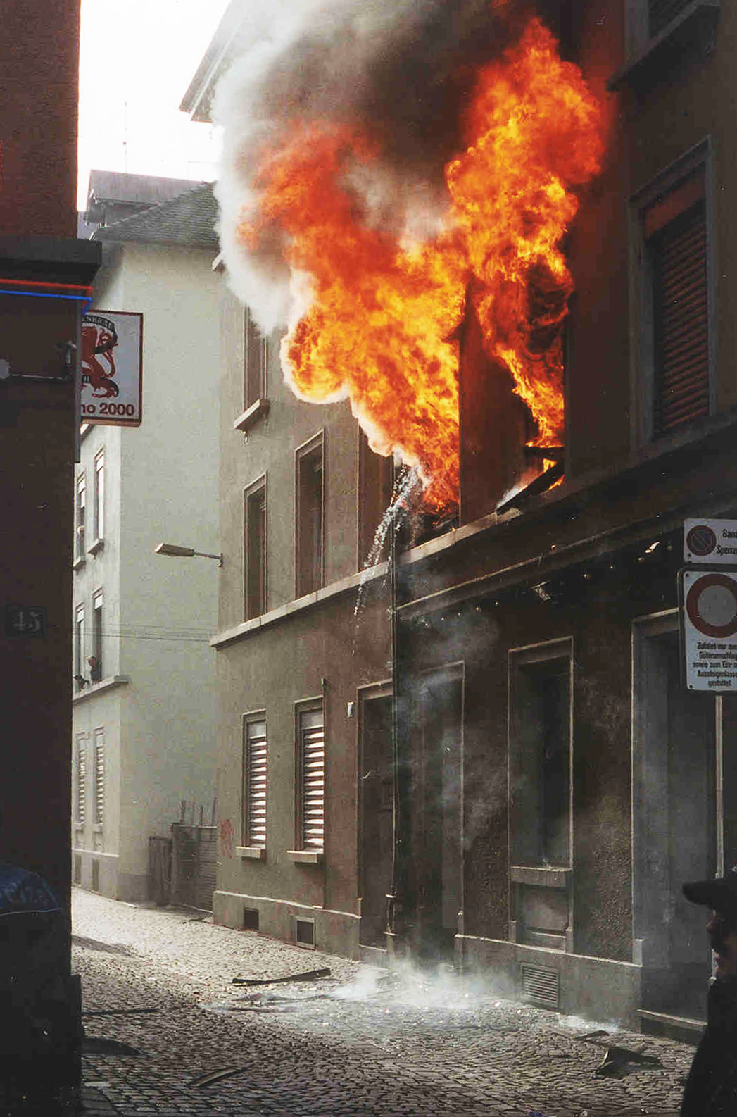 Incendio en fachada